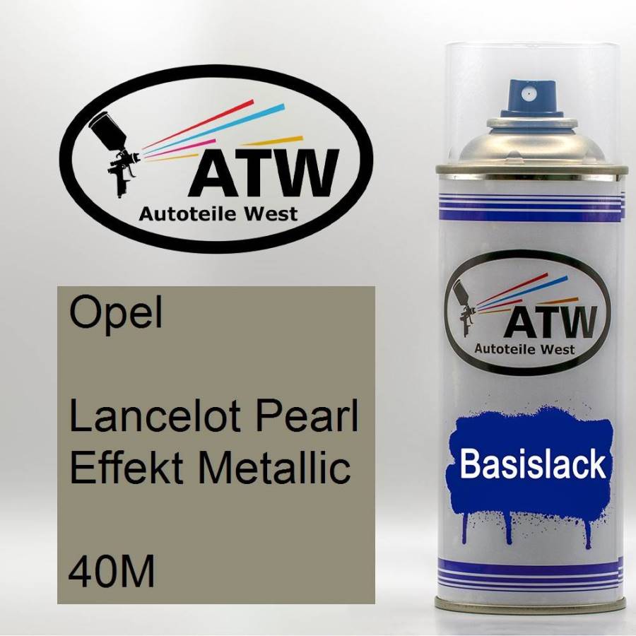 Opel, Lancelot Pearl Effekt Metallic, 40M: 400ml Sprühdose, von ATW Autoteile West.